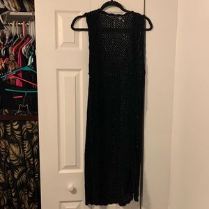 Black Crochet Duster🖤